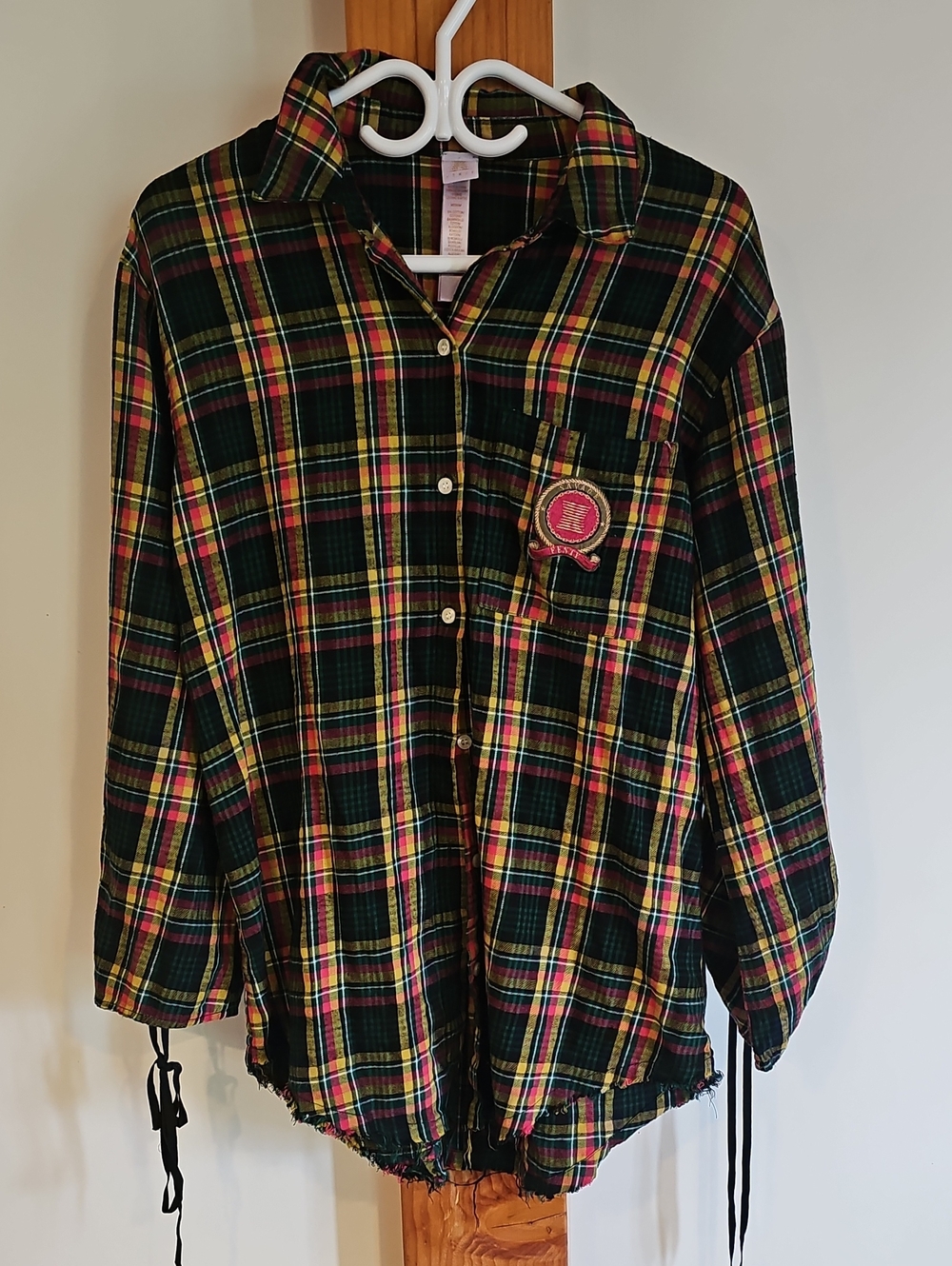 Rihanna Savage Fenti Flannel Plaid Shirt